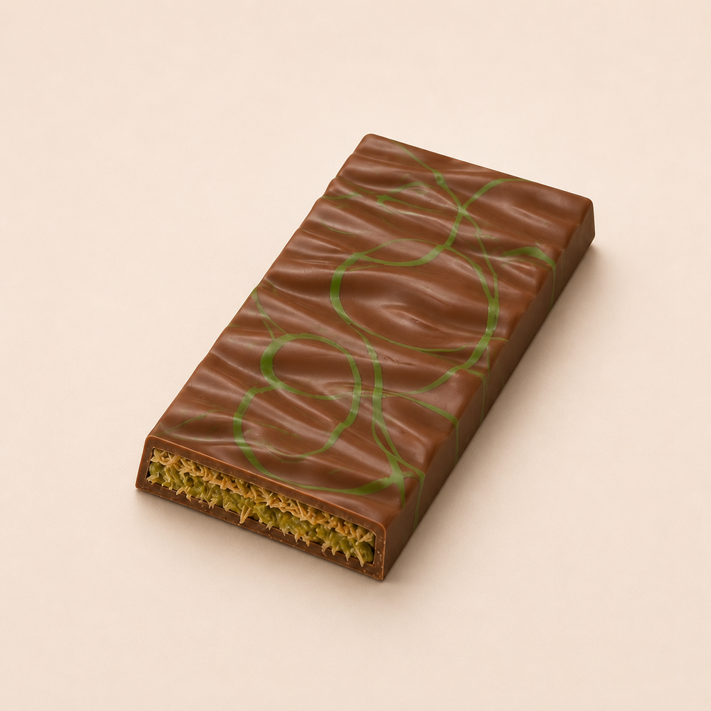 Tablette Dubaï – Pistache & Kadaïf Croustillant